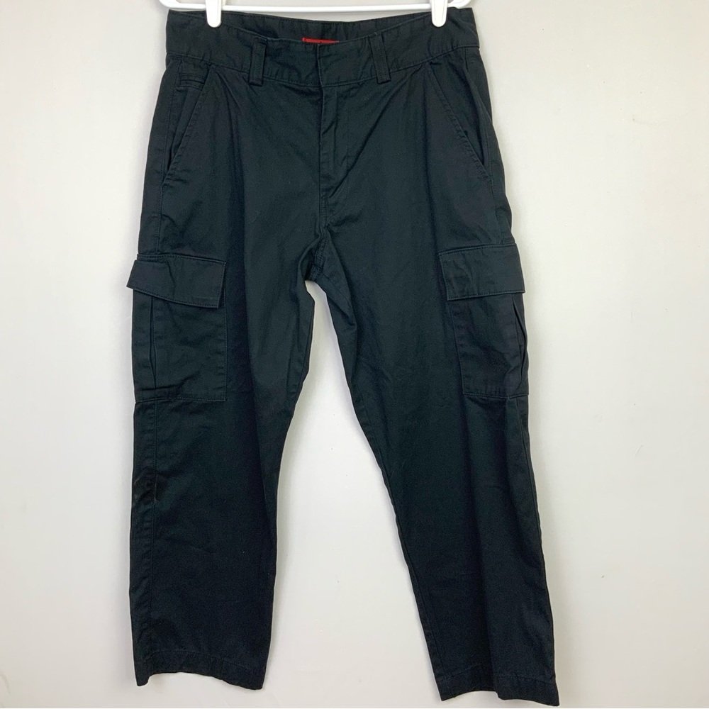 TESLA Sz 34x28 Black‎ Cargo Workwear Employee Uniform Pants TSLA8412